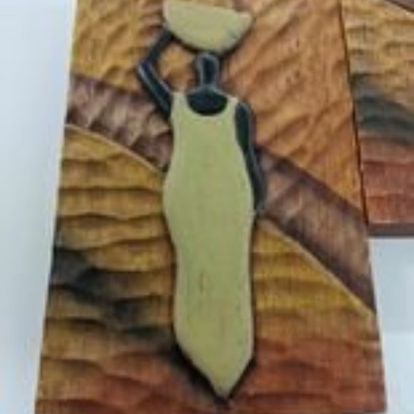 Wooden Sculpture and Plaques - Picture 3 of 4